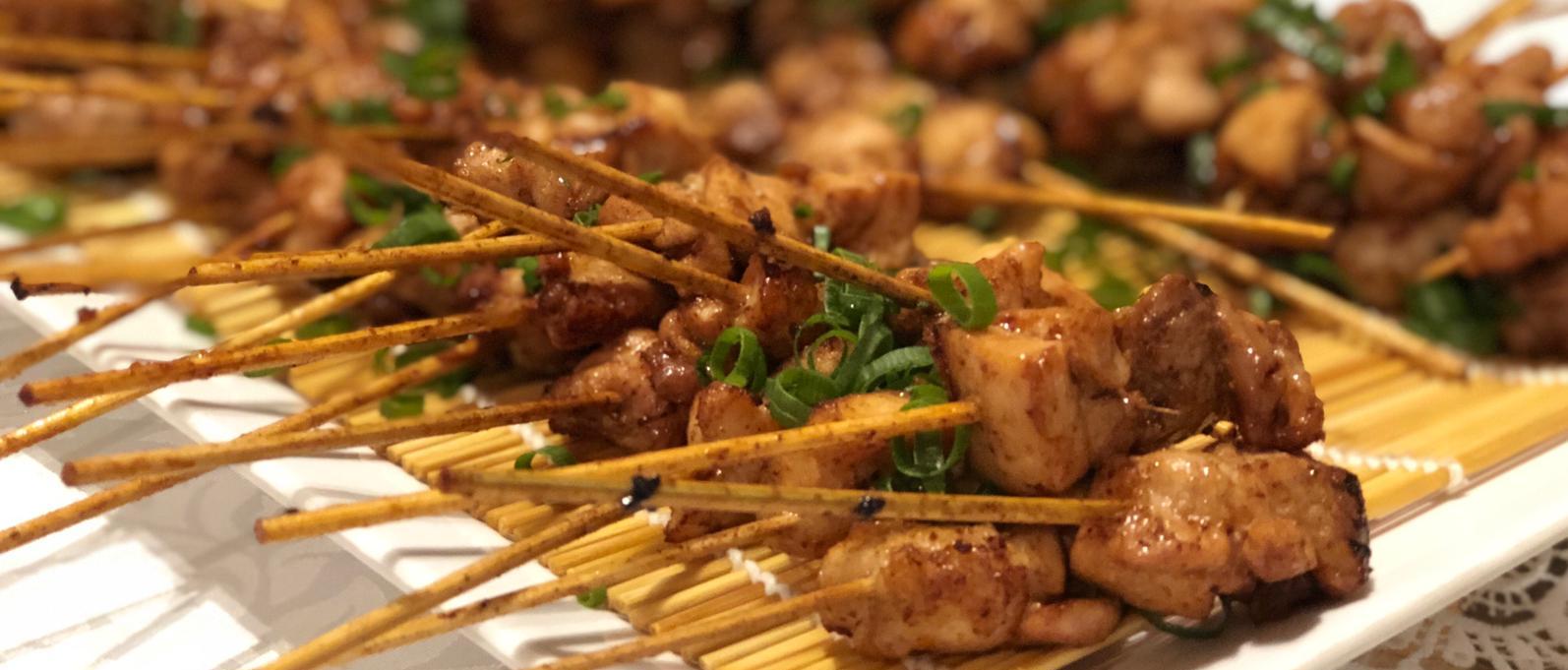 Chicken skewers